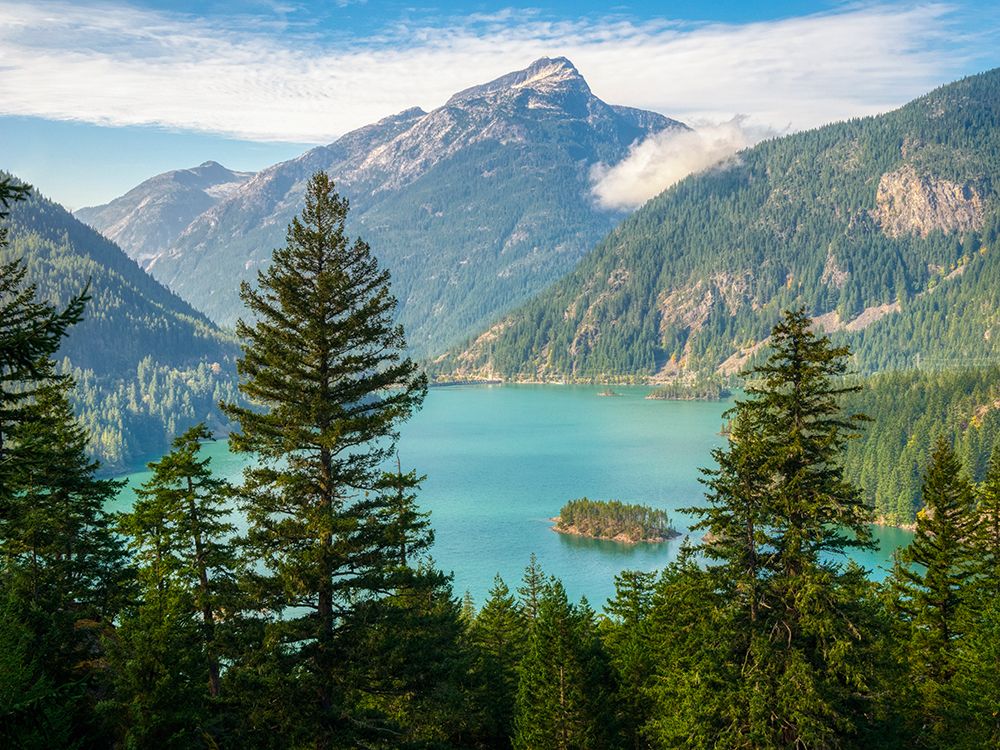 Washington State-Ross Lake National Recreation Area-Diablo Lake